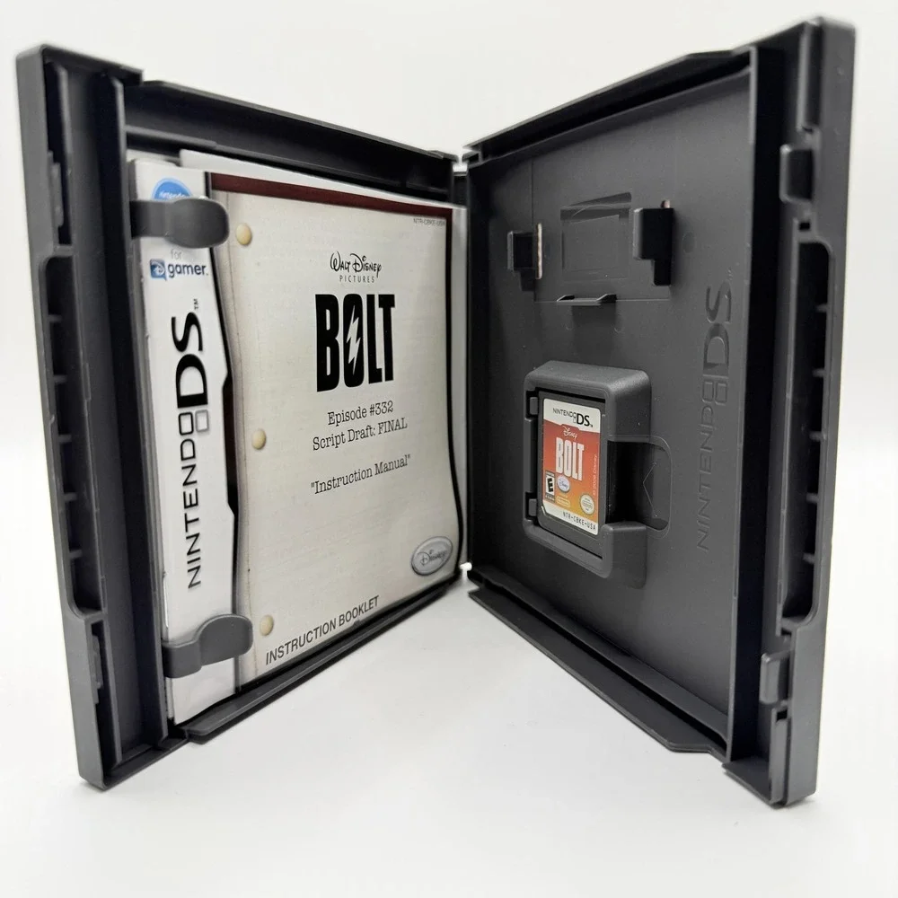Bolt Nintendo DS Game E Disney NTSC-U/C Manual Case Complete In Box‎ 2008